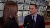 Polish Foreign Minister Radoslaw Sikorski exclusively speaks to RFE/RL Ukrainian Service and Current Time correspondent Zoriana Stepanenko in Brussels on January 22. 