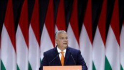 Orbán Viktor a Fidesz kongresszusán 2023. november 18-án Budapesten