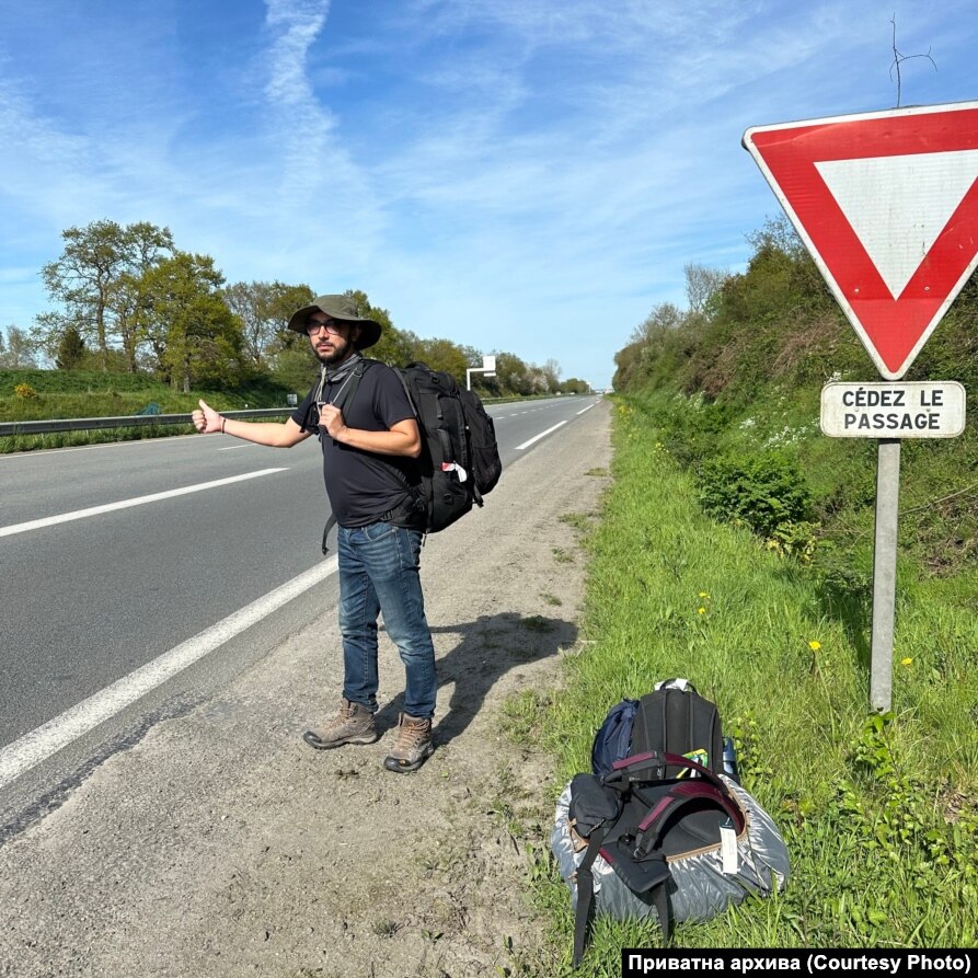 Përpjekja e parë për auto-stop në Francë.