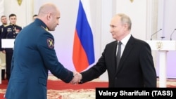 Артём Жога и Владимир Путин