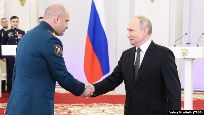 Артем Жога и Владимир Путин