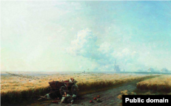 Іван Айвазовський, «Під час жнив в Україні», 1883 рік