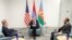 U.S. - U.S. Secretary of State Antony Blinken hosts talks between Foreign Minsters Ararat Mirzoyan of Armenia and Jeyhun Bayramov of Azerbaijan in Arlington, May 4, 2023.