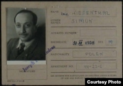 Учетная карточка ди-пи Симона Визенталя, после 1946 г. Источник: Bad Arolsen Archives.