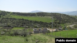 Armenia - A new house is built in Berkaber, a border village in Tavush province, April 17, 2024.