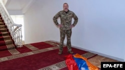 Ильхам Алиев в Ханкенди (Степанакерте), 15 октября 2023 года