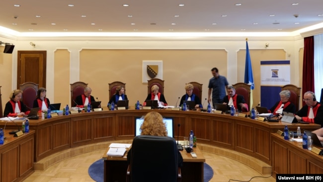 Plenarna sjednica Ustavnog suda BiH u Sarajevu, 13. jula 2023.