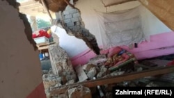 خسارات ناشی از سیلاب های پری شب در ولسوالی کامه ولایت ننگرهار