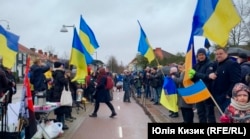 Демонстрація українців у шведському місті Ґетеборг, 2023 рік