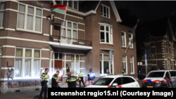 Посольство Беларуси после нападения
