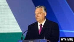 Orbán Viktor beszédet mond a CPAC budapesti rendezvényén