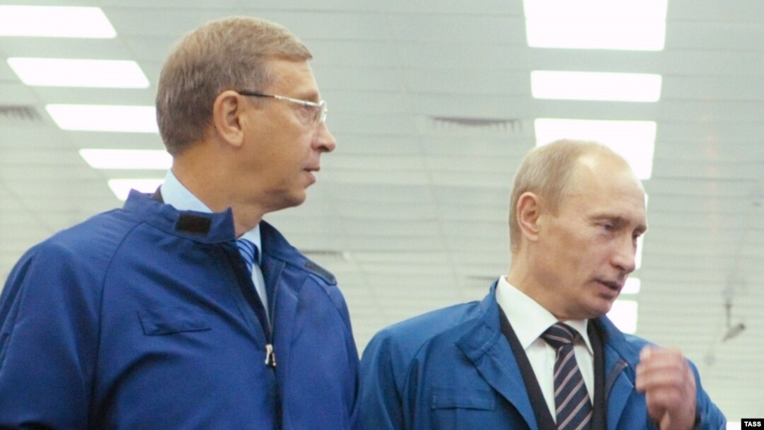 Владимир Евтушенков и Владимир Путин, 2009 год
