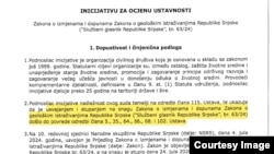 Inicijativa za ocjenu ustavnosti