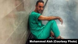 Палестинец Мохаммед Айш в госпитале. Сектор Газа, октябрь 2023 года