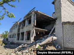 Зруйновані будівлі села Давидів Брід, квітень 2023 року