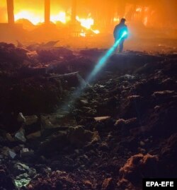 Зьнішчаны склад Чырвонага крыжа. Адэская вобласьць. 8 траўня 2023