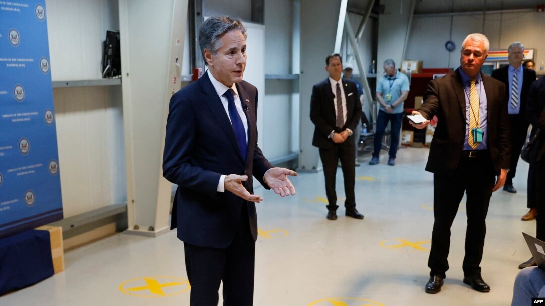 Američki državni sekretar Antony Blinken, Bagdad, 5. novembra 2023. 