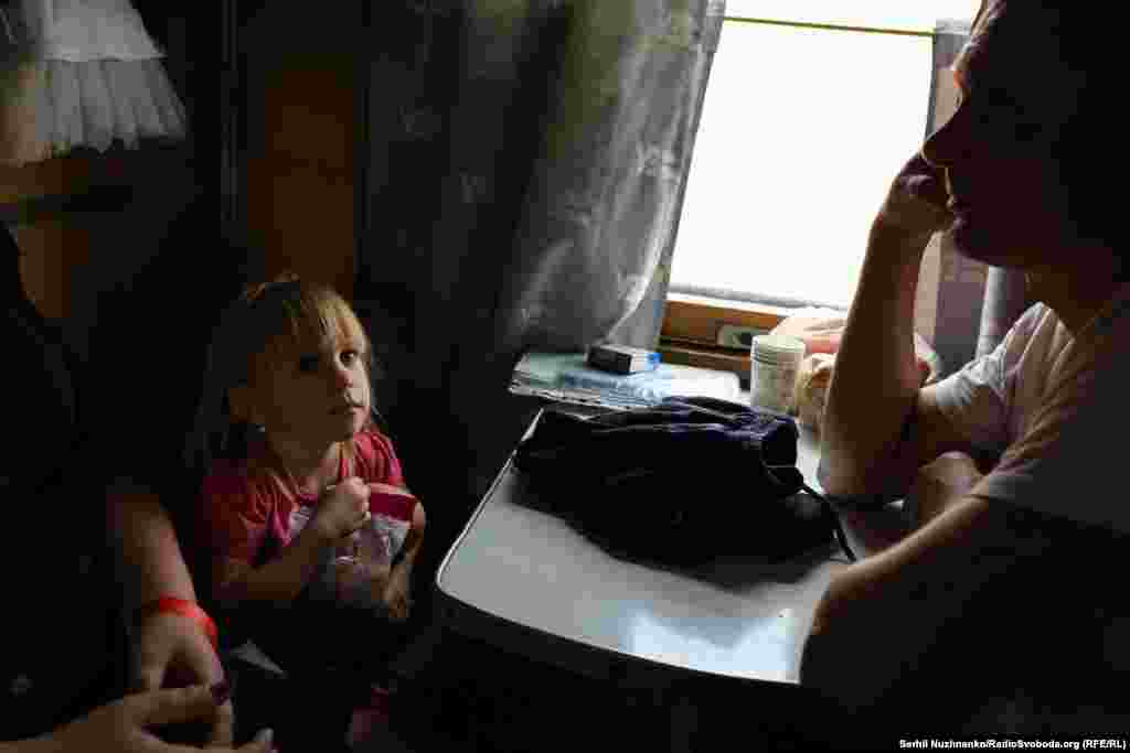 Vitalyna says she doesn&#39;t believe her family will ever return to Donetsk.&nbsp; &quot;To save the children&#39;s lives and my own, it is better to leave now than later,&quot; the mother said, adding, &quot;It&#39;s terrible for the children.&quot; &nbsp;