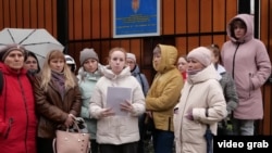 Видеообращение жен мобилизованных из Великого Устюга, Вологодская область России, октябрь 2023 года