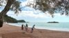 Preparation and cleaning of the beach, Budva, Montenegro - screenshot