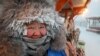 RUSSIA -- Vendor Nyurgusun Starostina, 47, poses for a picture at an open-air market on a frosty day in Yakutsk, Russia, December 5, 2023.
