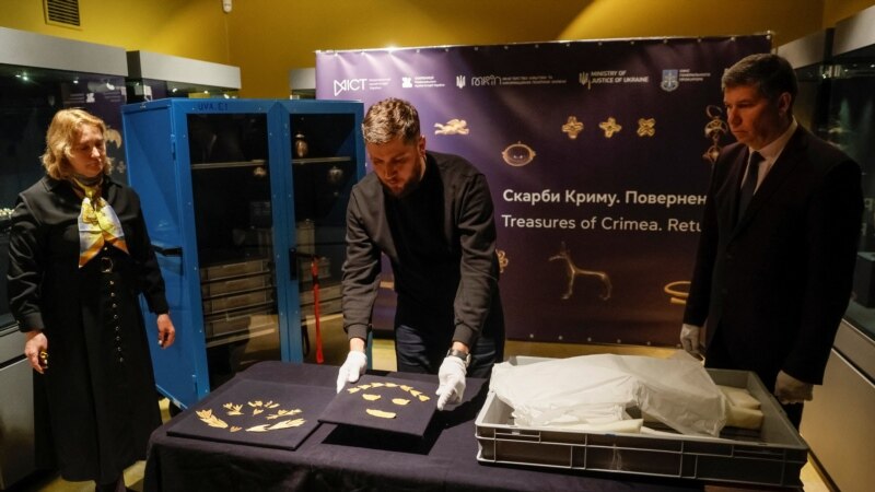 Drevno skitsko zlato s Krima vraćeno Ukrajini posle spora s Rusijom