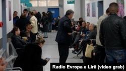 Long lines are a regular part of life at Kosovar hospitals.