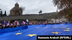 9 დეკემბერი. თბილისი. მარში „შენი ხმა ევროკავშირს"