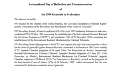 Bosnia-Herzegovina - Final draft of UN Srebrenica Resolution, 2May2024