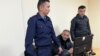 Гражданский активист Амангельды Оразбаев на суде по замене ему неотбытой части ограничения свободы на реальный срок. Уральск, 11 октября 2023 года 