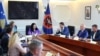 Konsultacije predsednice Kosova Vjose Osmani s liderima partija oko datuma održavanja izbora, Priština, 31. jul 2024.