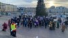 Protests against the closure of the Russian-Finnish border