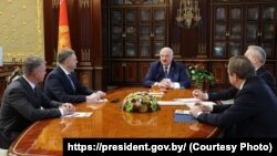 Аляксандар Лукашэнка сустракаецца з новапрызначанымі амбасадарамі. Менск, 20 лістапада 2023 