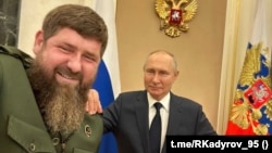 Рамзн Кадыров и Владимир Путин