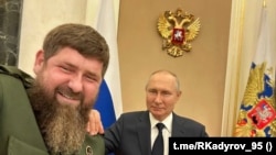 Рамзан Кадыров и Владимир Путин. Архивное фото