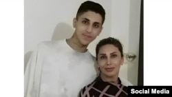 Mahsa Yazdani and her son, Mohammad Javad Zahedi