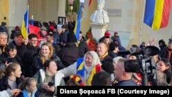  Diana Șoșoacă la Alba Iulia de 1 decembrie 2023