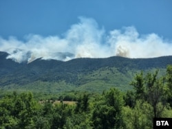  Пожарът в планината Славянка, 30 юли 2024 година 