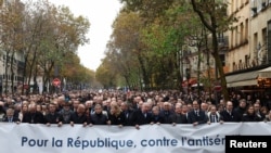 Марш против антисемитизма в Париже, 12 ноября 2023 года 