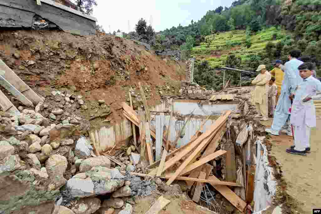 The state-run emergency service said the mudslide killed nine children, two women, and a man.