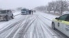 Heavy snowstorms in Moldova have severely disrupted traffic in the country. 
