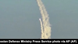 МРК проекта 21631 «Буян-М» запускает крылатую ракету