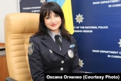 Підполковник поліції Оксана Огненко, яка очолює відділ ювенальної превенції управління превентивної діяльності ГУНП в Чернігівській області