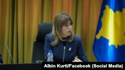 Ministrja e Drejtësisë në Kosovë, Albulena Haxhiu.