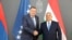 Milorad Dodik és Orbán Viktor Budapesten 2023. október 2-án