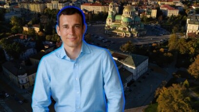 Кандидат кметът на СофияВасил Терзиев на Продължаваме промяната Демократична България