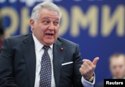 Mihail Kovalchuk, la Forum Economic Internațional de la St. Petersburg, iunie 2021.