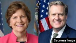 სენატორი ჯინ შაჰინი (მარცხნივ) და კონგრესმენი მაიკ ტერნერი