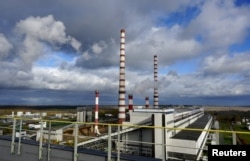 Электростанция на горючем сланце в Аувере, Эстония. Архивное фото