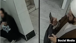 ویدئویی که روز شنبه در شبکه‌های اجتماعی منتشر شد، نشان می‌داد یک فرد معمم در یک مرکز درمانی از زنی که بدون حجاب اجباری کودکی را در آغوش گرفته فیلمبرداری می‌کند